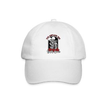 Romantique Gothique Os Squelette Roses Mort Tombe - Casquette classique - blanc/blanc - Devant