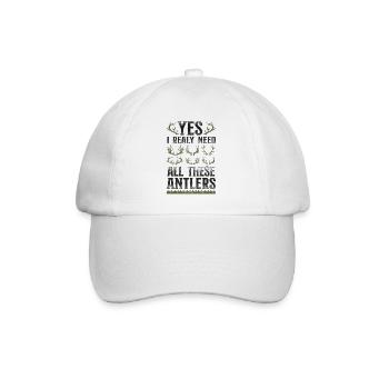 Buck Deer Hunting Hunter Vintage - Casquette classique - blanc/blanc - Devant
