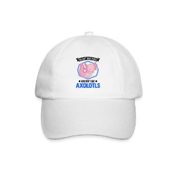 Axolotl Gift Tail Lurch Axolotl - Baseball Cap - white/white - Front