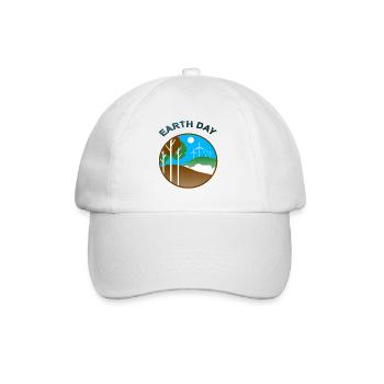 Jour de la Terre Planète Climat Protection de l’environnement Cadeau - Casquette classique - blanc/blanc - Devant