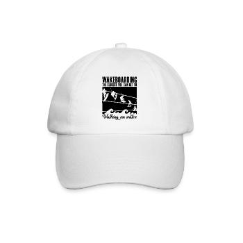 Wakeboard Wakeboarding Wakeboarder Idée Cadeau - Casquette classique - blanc/blanc - Devant