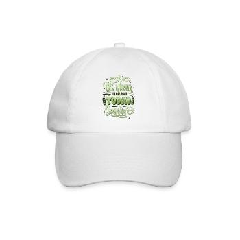Motivational quote mental health - Baseballkappe - Weiß/Weiß - Vorne