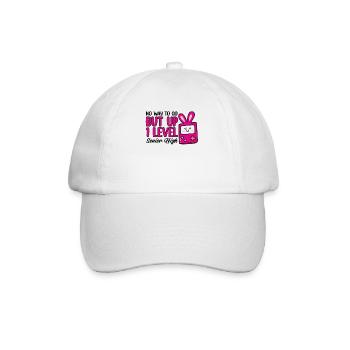 Teens Back to School No Way to Go Up One Level - Baseball Cap - white/white - Front