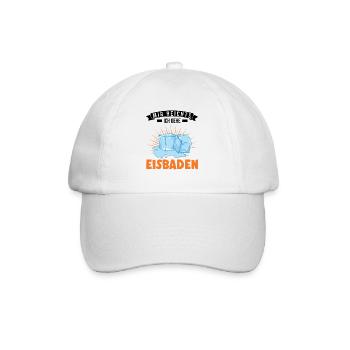 Mir reicht's Ich gehe Eisbaden Geschenk Esibad - Baseballkappe - Weiß/Weiß - Vorne