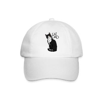 Tuxedo katvad vaters schenken katvad tuxedo katvad - Baseballkappe - Weiß/Weiß - Vorne