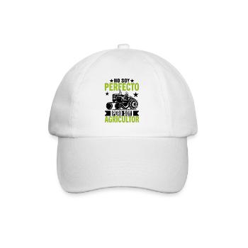 Je Ne Suis Pas Parfait Mais Je Suis Un Agriculteur - Casquette classique - blanc/blanc - Devant