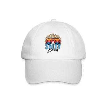 Chemise de lunettes de soleil Salty Beach, vacances en famille - Casquette classique - blanc/blanc - Devant