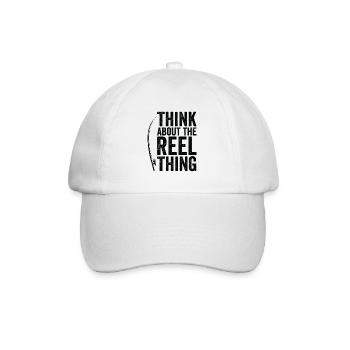 Pensez au passe-temps de pêche Reel Thing - Casquette classique - blanc/blanc - Devant