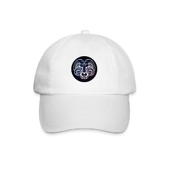Aries zodiac sign - Baseballkappe - Weiß/Weiß - Vorne