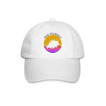 Stachelschweine Designs für Tierliebhaber Nagetier - Baseballkappe - Weiß/Weiß - Vorne