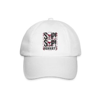 Dégustation de vin de sommelier - Casquette classique - blanc/blanc - Devant