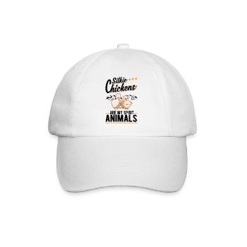 Silk Chicken Spirit Animal Silkie Chicken - Casquette classique - blanc/blanc - Devant