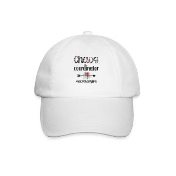 Secrétaire Cadeau Employé de bureau Appréciation - Casquette classique - blanc/blanc - Devant