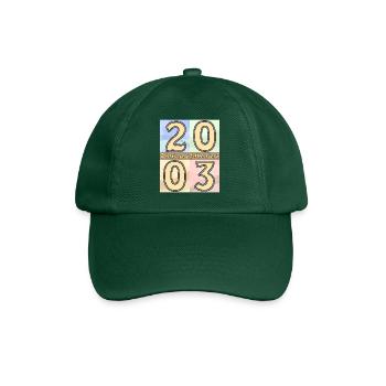 BIRTHDAY YEAR 2003 - Baseball Cap - bottle green - Front