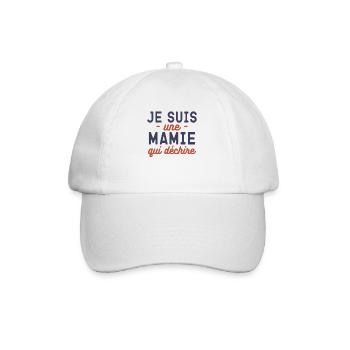 Annonce De Grossesse Pour Mamie - Casquette classique - blanc/blanc - Devant