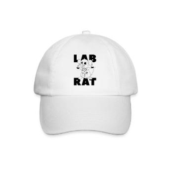 Laboratory Technician Lab Rat Science Gift Idea - Baseball Cap - white/white - Front