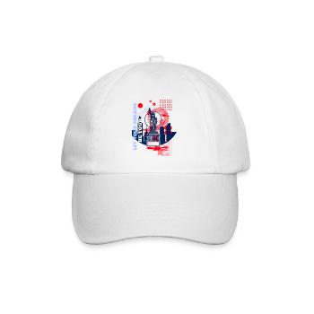 American Dream - Baseballkappe - Weiß/Weiß - Vorne