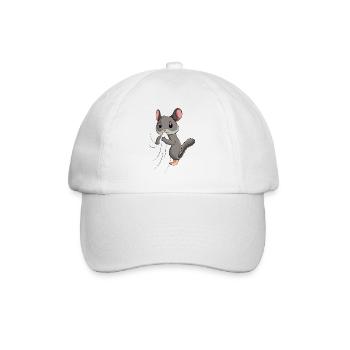 Chinchilla - Baseballkappe - Weiß/Weiß - Vorne