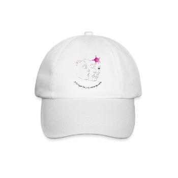 je l' ai imaginé hier - Casquette classique - blanc/blanc - Devant