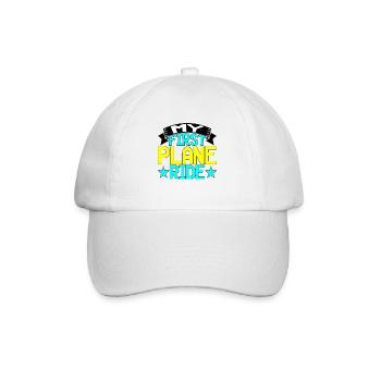 My First Plane Ride 41 - Baseball Cap - white/white - Front
