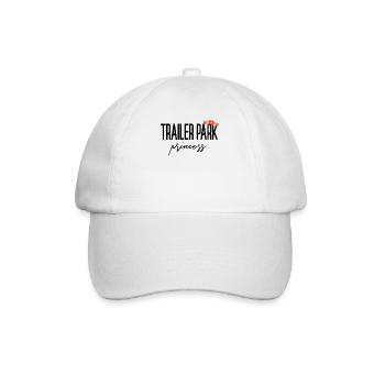 Trailer Park Prinzessin Redneck Girls Wei�er M�lle - Baseballkappe - Weiß/Weiß - Vorne