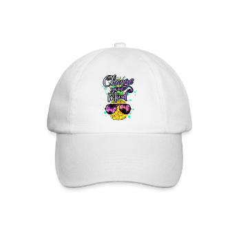 cool pineapple Change your mind - Baseball Cap - white/white - Front