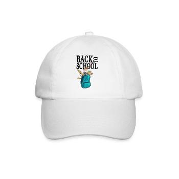 Back To School - Baseball Cap - white/white - Front
