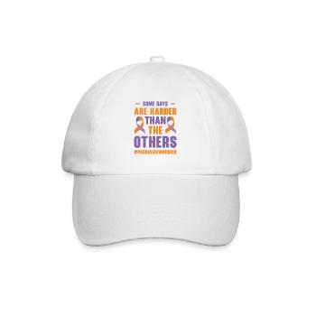 Guerriers du psoriasis Certains jours, c’est - Casquette classique - blanc/blanc - Devant
