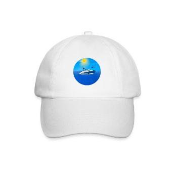 Motorboat - Baseball Cap - white/white - Front
