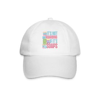 Fabrication de savon Artisanat Ce n’est pas - Casquette classique - blanc/blanc - Devant