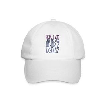 Me voici, quels sont vos 2 autres souhaits 2 - Casquette classique - blanc/blanc - Devant