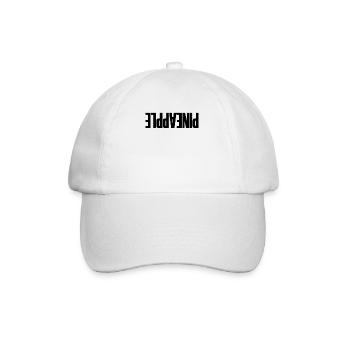Ananas verkehrtherde Ananas Swinger PartyEhemann T - Baseballkappe - Weiß/Weiß - Vorne
