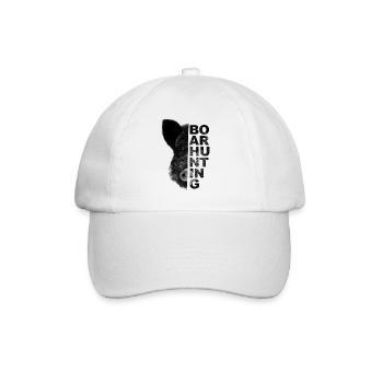 Hunter Huntress Hunting Hunting Hunting Hunting Hunter Hunt - Baseball Cap - white/white - Front