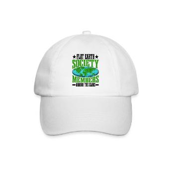 Flat Earth Society, Members Around The Globe 16 - Baseballkappe - Weiß/Weiß - Vorne