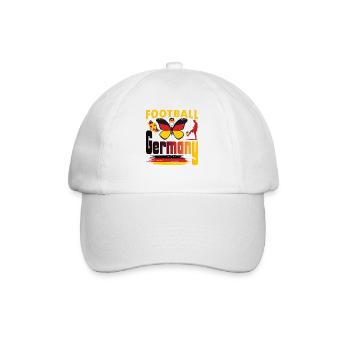 Football Germany World Champion Championship Ball - Baseball Cap - white/white - Front