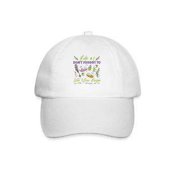 Soap Making Crafting Rule #1 Don't - Baseball Cap - white/white - Front