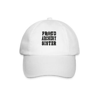 Fier tir à l’arc Sœur des Archers - Casquette classique - blanc/blanc - Devant