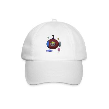 Scuba Diving Sloth Lazy Animal Diving I Gift - Baseball Cap - white/white - Front