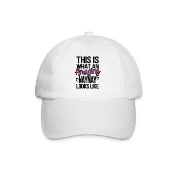 Naynay Grand-mère Cadeau de fête des mères Naynay Grand-mère - Casquette classique - blanc/blanc - Devant