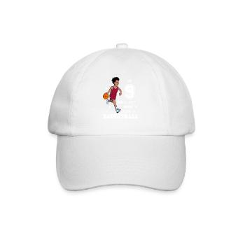 Boy plays basketball - I'm 9 - Baseball Cap - white/white - Front