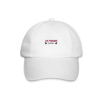 je ne suis pigeon - Casquette classique - blanc/blanc - Devant
