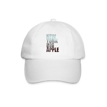 New York Big Apple Skyline États-Unis - Casquette classique - blanc/blanc - Devant