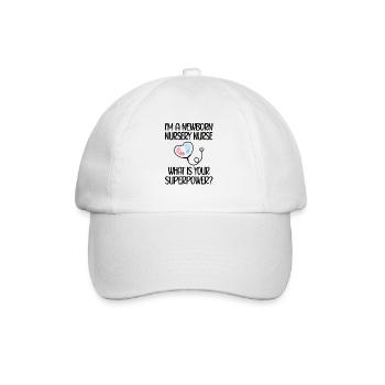 Neonatal Nurse Baby Nurse - Baseball Cap - white/white - Front