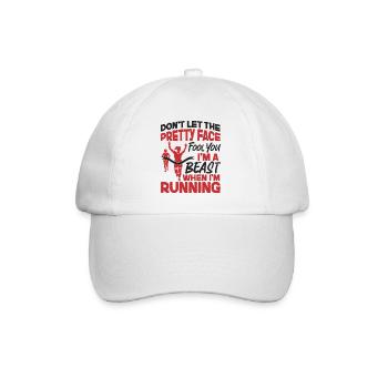 Running Runner Semi-Marathon Fille - Casquette classique - blanc/blanc - Devant