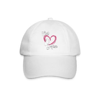Cat owner gift cats mom cat owner - Baseball Cap - white/white - Front
