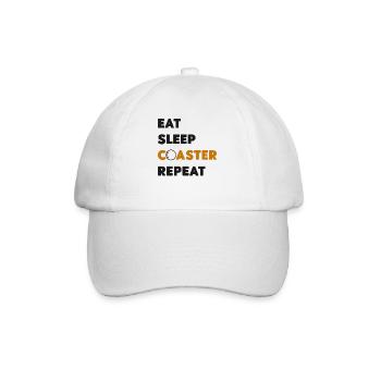 Montagnes russes Manger Des montagnes russes - Casquette classique - blanc/blanc - Devant