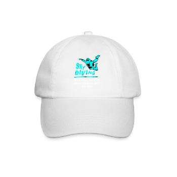 Skydive Freefly Fallschirmspringer Shirt Skydiving - Baseball Cap - white/white - Front
