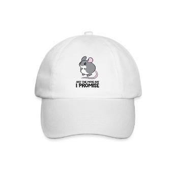 Propriétaire de rat juste un rat de plus je promets des rats drôles - Casquette classique - blanc/blanc - Devant