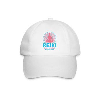 Symbole Reiki Maître Reiki Cadeau de Cristal Reiki - Casquette classique - blanc/blanc - Devant