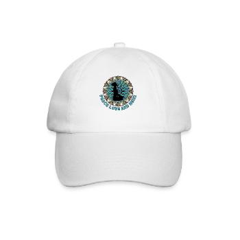 Symbole Reiki Maître Reiki Cadeau de Cristal Reiki - Casquette classique - blanc/blanc - Devant